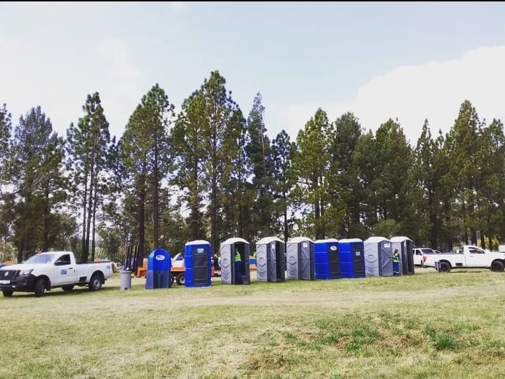 Portable Toilets at an event